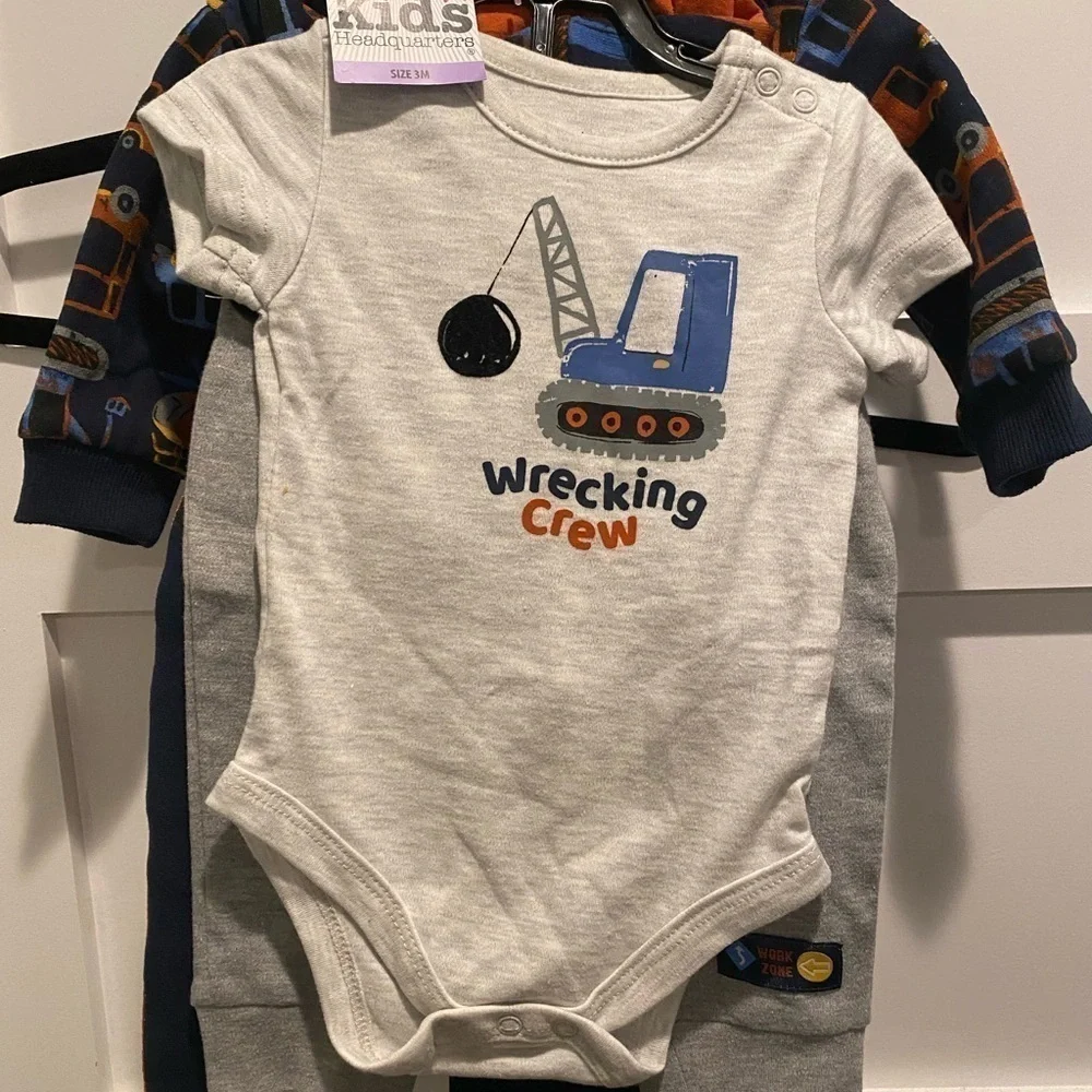 NWT KIDS HEADQUARTERS 3 Month Bundle Set